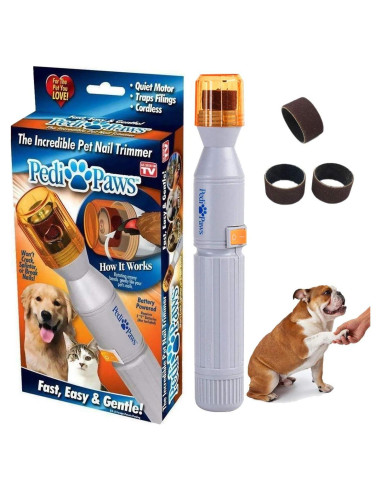 Muela de Uñas Eléctrica Ruri para Perros y Gatos - Ultra Silenciosa