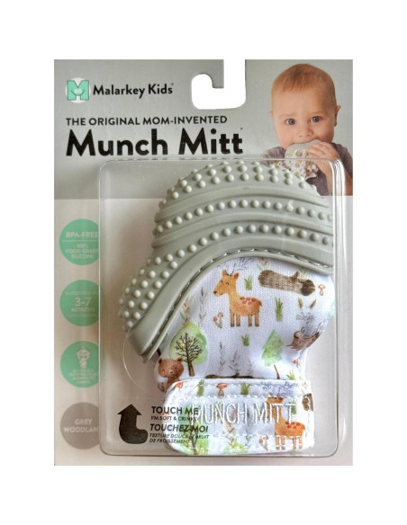Mitón de Dentición Malarkey Kids Munch Mitt - Bebés hasta 1 Año Mitón de Dentición Malarkey Kids Munch Mitt - Bebés hasta 1 Año