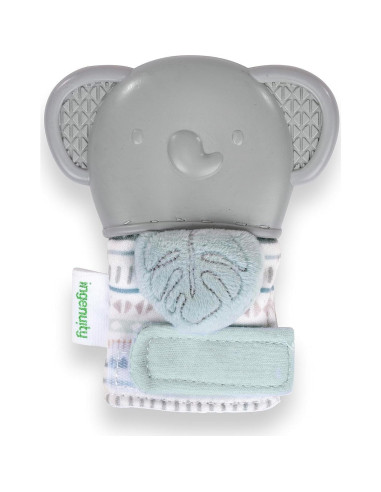 Mitón y Sonajero Ingenuity Van Elefante Silicona BPA 3 meses