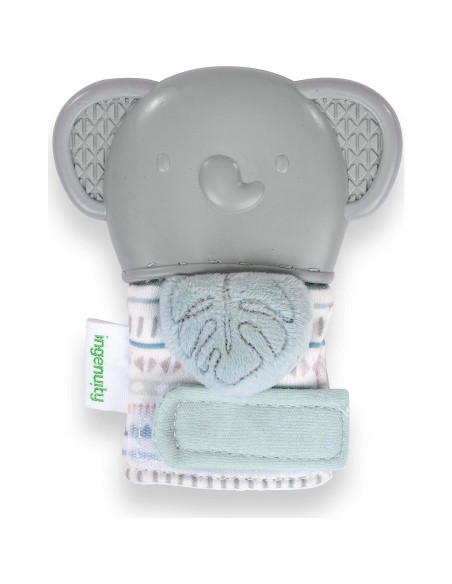 Mitón y Sonajero Ingenuity Van Elefante Silicona BPA 3 meses Mitón y Sonajero Ingenuity Van Elefante Silicona BPA 3 meses