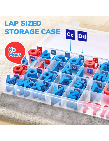 Kit de Letras Magnéticas Gamenote 238 Pcs con Tablero Doble Cara Kit de Letras Magnéticas Gamenote 238 Pcs con Tablero Doble Cara