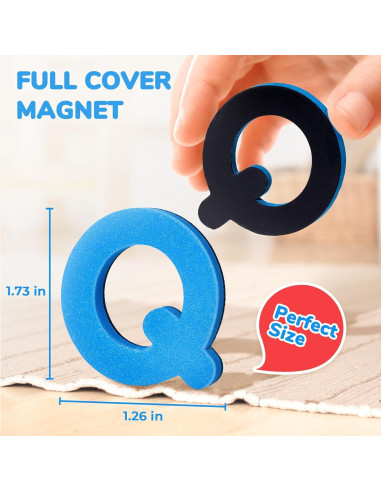 Kit de Letras Magnéticas Gamenote 238 Pcs con Tablero Doble Cara