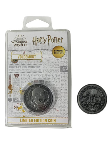 Moneda Coleccionable Harry Potter Voldemort Edición Limitada