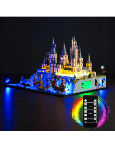 Kit de Luz LED VONADO para LEGO Hogwarts 76419, Azul