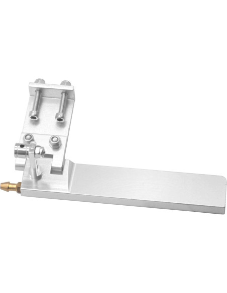 Timón de aluminio para barco RC Vgoohobby 75mm con succión de agua Timón de aluminio para barco RC Vgoohobby 75mm con succión de agua