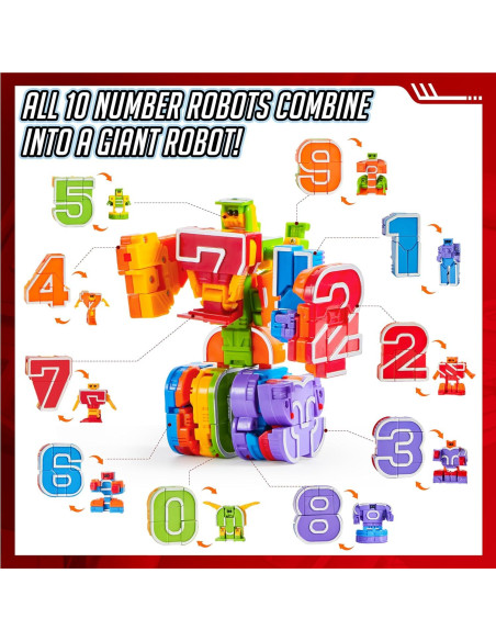 Juguetes Educativos Robots de Números Joyin 10 Piezas Juguetes Educativos Robots de Números Joyin 10 Piezas