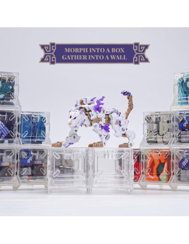 52TOYS Caja Infinita IB-03 Tigre Blanco Juguete Transformable