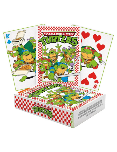 Baraja de Cartas Tortugas Ninja AQUARIUS - 81.9g - 1.9x6.4x8.9cm Baraja de Cartas Tortugas Ninja AQUARIUS - 81.9g - 1.9x6.4x8.9cm