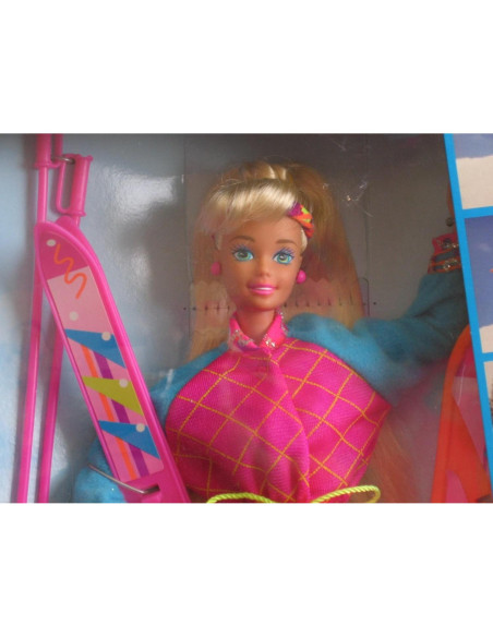 Conjunto Barbie Deportes de Invierno con Esquís y Patines Conjunto Barbie Deportes de Invierno con Esquís y Patines