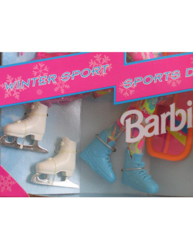 Conjunto Barbie Deportes de Invierno con Esquís y Patines