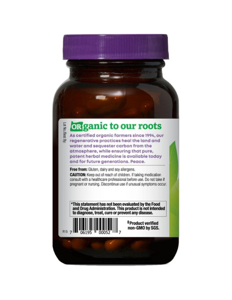 Cápsulas de Jengibre Orgánico Oregon's Wild Harvest 1000mg 90 Unidades Cápsulas de Jengibre Orgánico Oregon's Wild Harvest 1000mg 90 Unidades