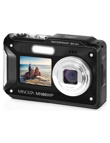 Cámara Digital Impermeable Minolta MN60WP 48MP 4K UHD