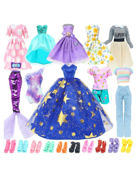 Conjunto de Ropa para Muñeca 11.5" BLIJOLA 24 Piezas Conjunto de Ropa para Muñeca 11.5" BLIJOLA 24 Piezas