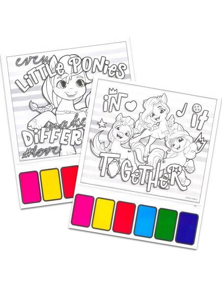 Conjunto My Little Pony - 6 Libros de Pintura Acuarela para Niñas Conjunto My Little Pony - 6 Libros de Pintura Acuarela para Niñas