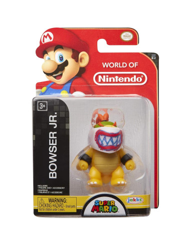 Figura de acción Bowser Jr. 6.35 cm Jakks Pacific Super Mario