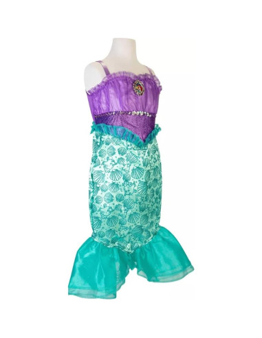 Disfraz vestido Ariel Disney Princess para niñas 4-6X