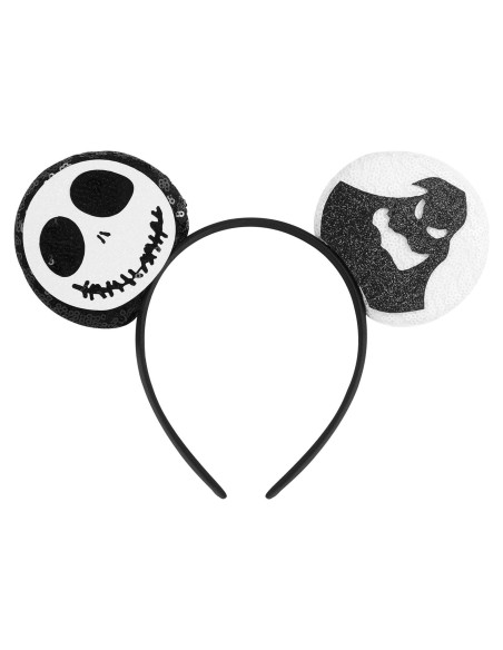 Diadema de orejas de ratón brillante YUNISS para Halloween Diadema de orejas de ratón brillante YUNISS para Halloween