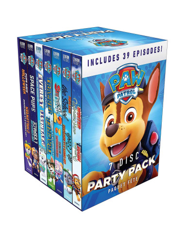 PAW Patrol Paquete Fiesta 7 Discos DVD 39 Episodios