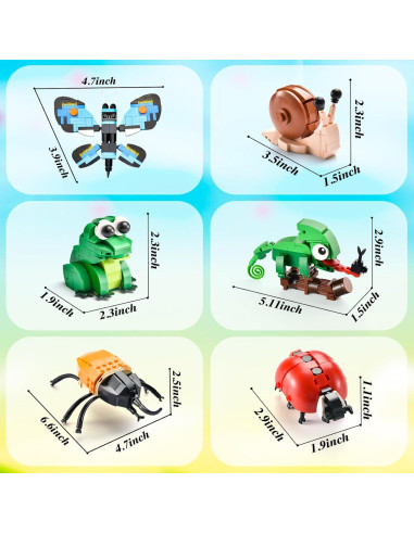 Set de Construcción de Insectos y Reptiles 946PCS Shantou
