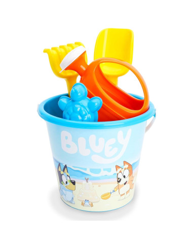 Juego de cubo y pala Toyland Bluey 6 piezas para playa