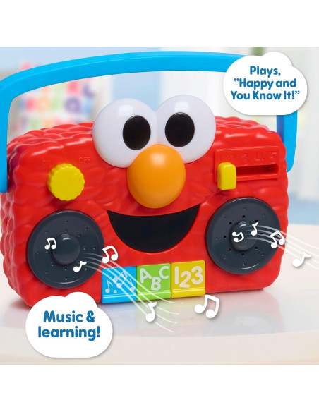 Boombox Portátil Elmo Just Play 34.3x15.2x38.1cm Juguete Interactivo Boombox Portátil Elmo Just Play 34.3x15.2x38.1cm Juguete Interactivo