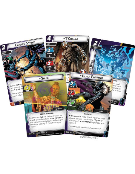 Paquete de Héroe Black Panther Shuri - Marvel Champions - Juego de Estrategia Paquete de Héroe Black Panther Shuri - Marvel Champions - Juego de Estrategia