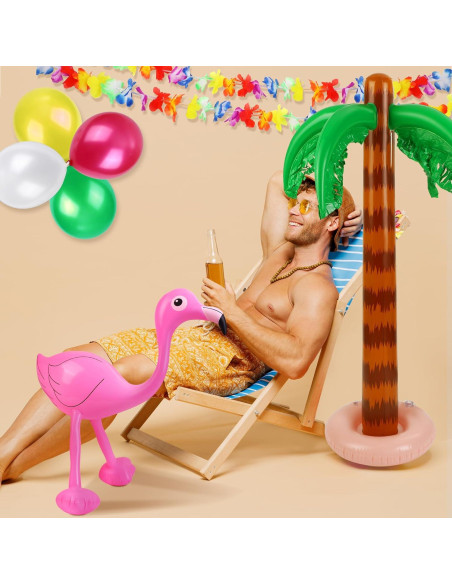 Ruisita Juguetes de Fiesta Hawaiana 50 Piezas Inflables Ruisita Juguetes de Fiesta Hawaiana 50 Piezas Inflables