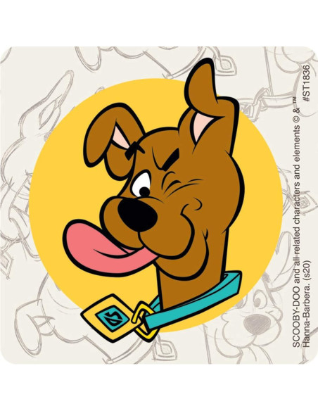Pegatinas Scooby Doo SmileMakers - 100 unidades Hipoalergénicas Pegatinas Scooby Doo SmileMakers - 100 unidades Hipoalergénicas