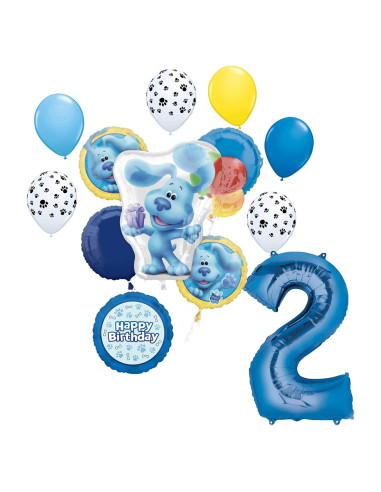 Ramo de Globos de Cumpleaños 2 Años Anagram Azul