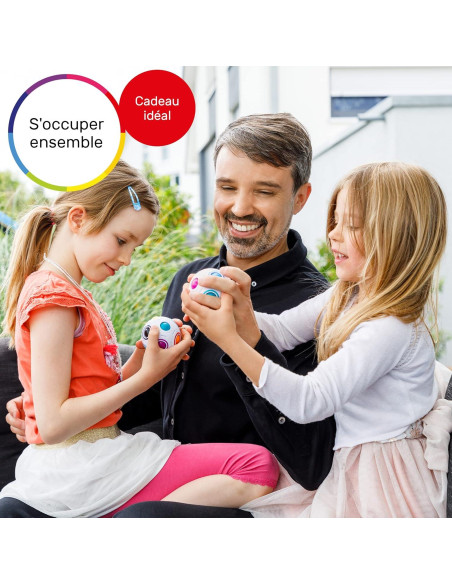 CUBIDI Bola Arcoíris Original - Rompecabezas 7cm para Niños CUBIDI Bola Arcoíris Original - Rompecabezas 7cm para Niños