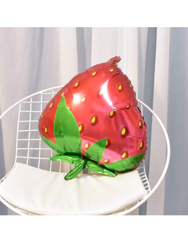 Globos de Fresa Mylar 5PCS 72 cm Decoración Fiesta Bebé