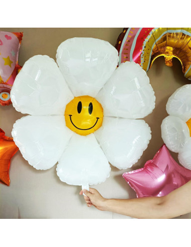 Paquete de 7 Globos de Aluminio Hippie Arcoíris LOONELO