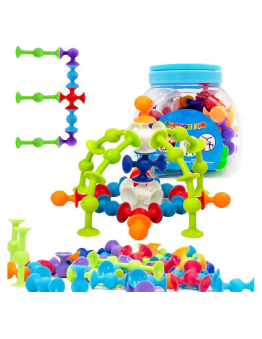 Juego de Construcción con Ventosas BOYI 48 Piezas para Niños