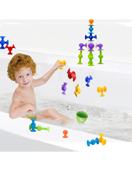 Juego de Construcción con Ventosas BOYI 48 Piezas para Niños Juego de Construcción con Ventosas BOYI 48 Piezas para Niños