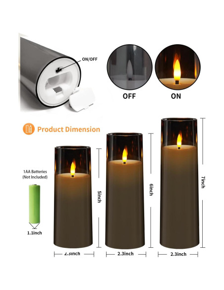 Velas LED Sin Llama Kakoya con Control Remoto - Paquete de 9 Velas LED Sin Llama Kakoya con Control Remoto - Paquete de 9