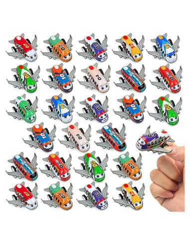 Juguetes de aviones de retroceso Vileafy - 27 piezas para niños