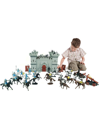 Kit de Construcción Castillo Medieval TYCBOY con Figuras