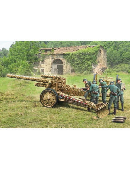 Modelo de Artillería Italeri 1:72 SFH 18 y sK 10.5 cm Modelo de Artillería Italeri 1:72 SFH 18 y sK 10.5 cm