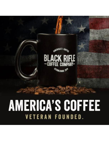 Cápsulas de café K de tueste oscuro Tactisquatch 84 unidades Black Rifle