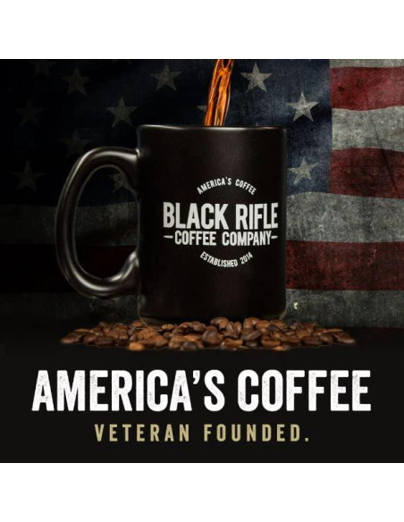 Cápsulas de café K de tueste oscuro Tactisquatch 84 unidades Black Rifle Cápsulas de café K de tueste oscuro Tactisquatch 84 unidades Black Rifle