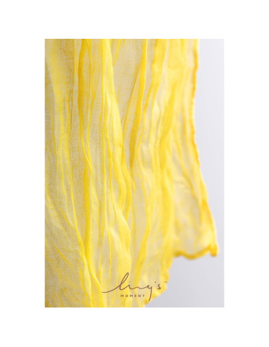 Servilletas de Tela Reutilizables Ling's Moment - 48.26 cm - Amarillo Crema (Juego de 10)