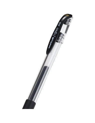 Bolígrafo de Gel Uni-ball Signo UM-151 - 0.38 mm - 10 Pcs Negro