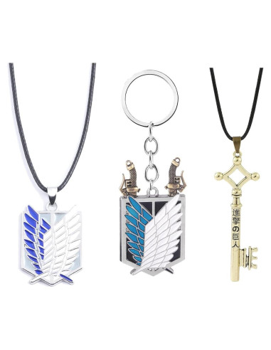 Collar y Llavero Shingeki No Kyojin Alas de la Libertad