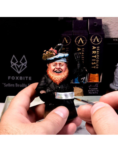 Juego de Pinceles Kolinsky FOXBITE para Pintura de Miniaturas