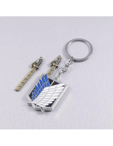 Collar y Llavero Shingeki No Kyojin Alas de la Libertad