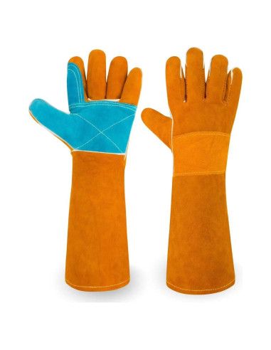 Guantes de Manejo de Animales MOUTCLMB 44.96 cm Doble Cuero