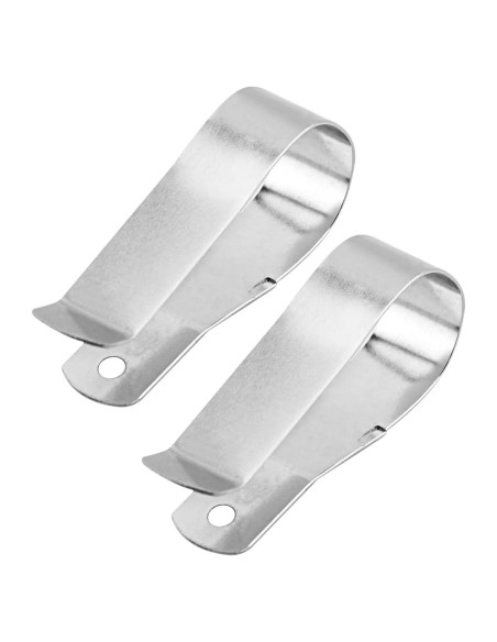 Clip de Visera Reemplazo Genie 37768A Acero Inoxidable - Paquete de 2 Clip de Visera Reemplazo Genie 37768A Acero Inoxidable - Paquete de 2