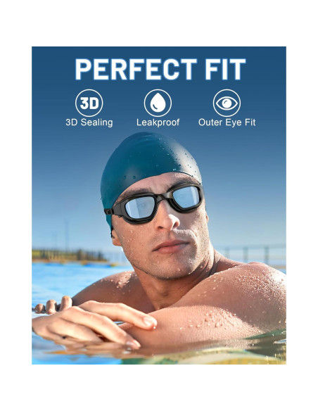 Gafas de natación polarizadas Zeligerstar unisex anti-UV Gafas de natación polarizadas Zeligerstar unisex anti-UV
