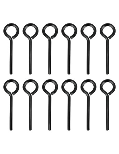 Juego de 12 Llaves Allen Hexagonales DENGXINWEI 5/32" Negro