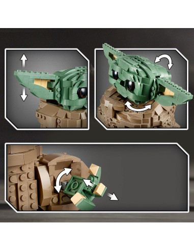 LEGO 75318 Star Wars Baby Yoda 11.81x26.19 cm Juguete